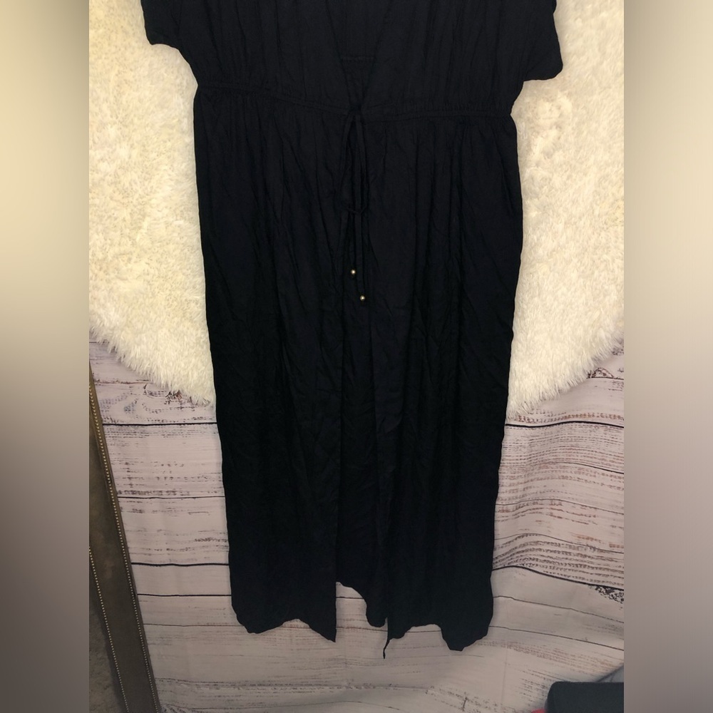 Lascana s.Oliver Black Ruffle Swim Coverup NWT size 12 - Picture 5 of 16
